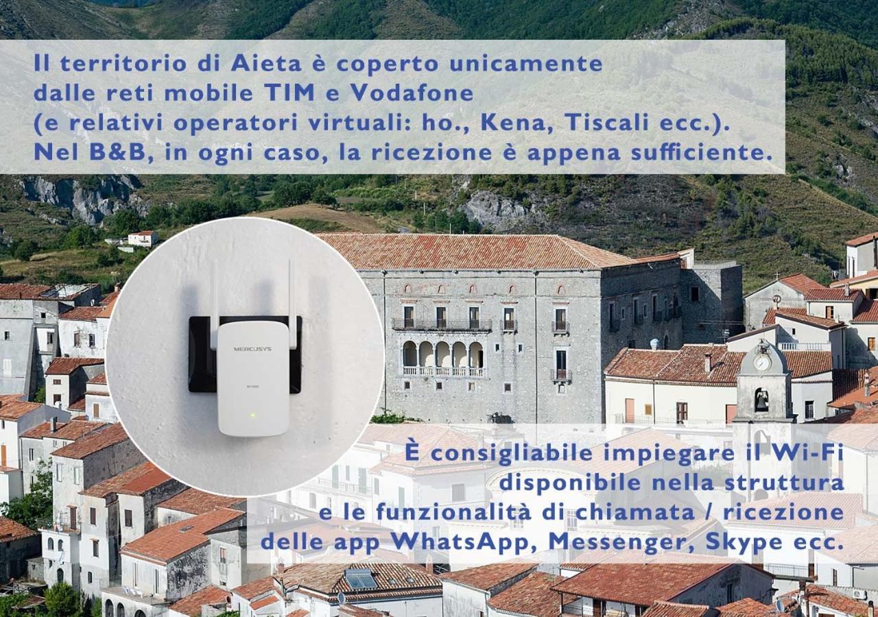 B&B Li Gutti Aieta Exteriér fotografie